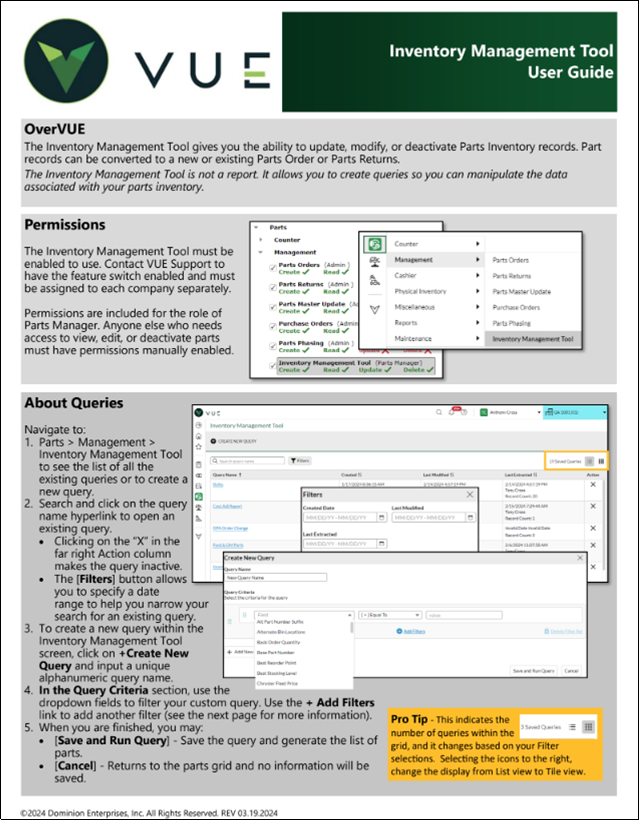 Inventory Management Tool