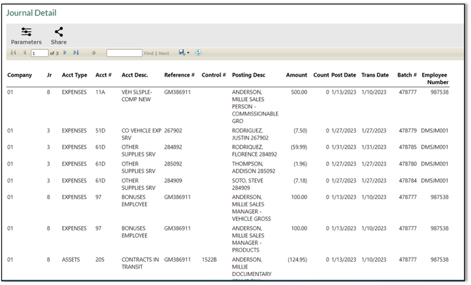 Report type Journal export